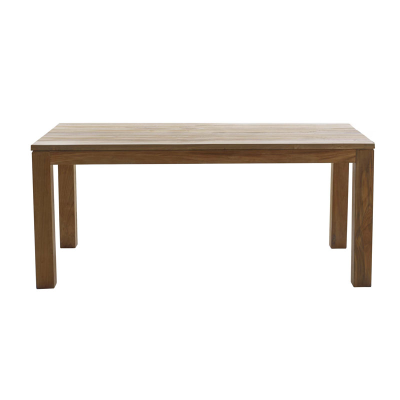 Table de salle à manger en bois massif Loredana, 30" H x 72.1" W x 36.2" D