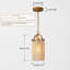 Suspension bohème en bois perlé, mini lustre rustique antique à une lumière, finition laiton vieilli, pour salle à manger, îlot de cuisine ou chambre à coucher