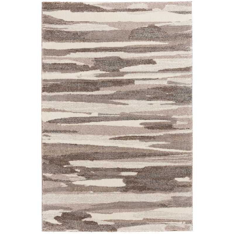 Tapis brun Textures Annistyn, Rectangle 5 pi x 7 pi 6 po