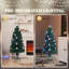 Lighted Artificial Pine Christmas Tree