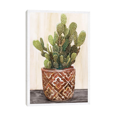Potted Cactus II - Painting on Canvas