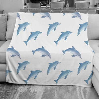  Dolphin Fleece Blanket