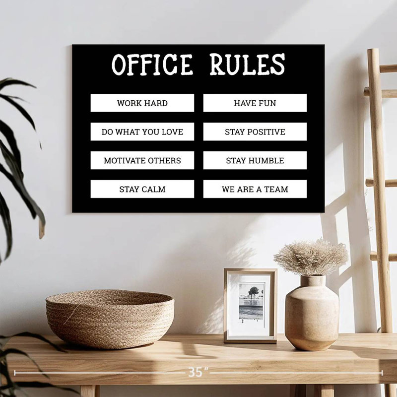 Tergel Office Rules, H 20 po x l 30 po