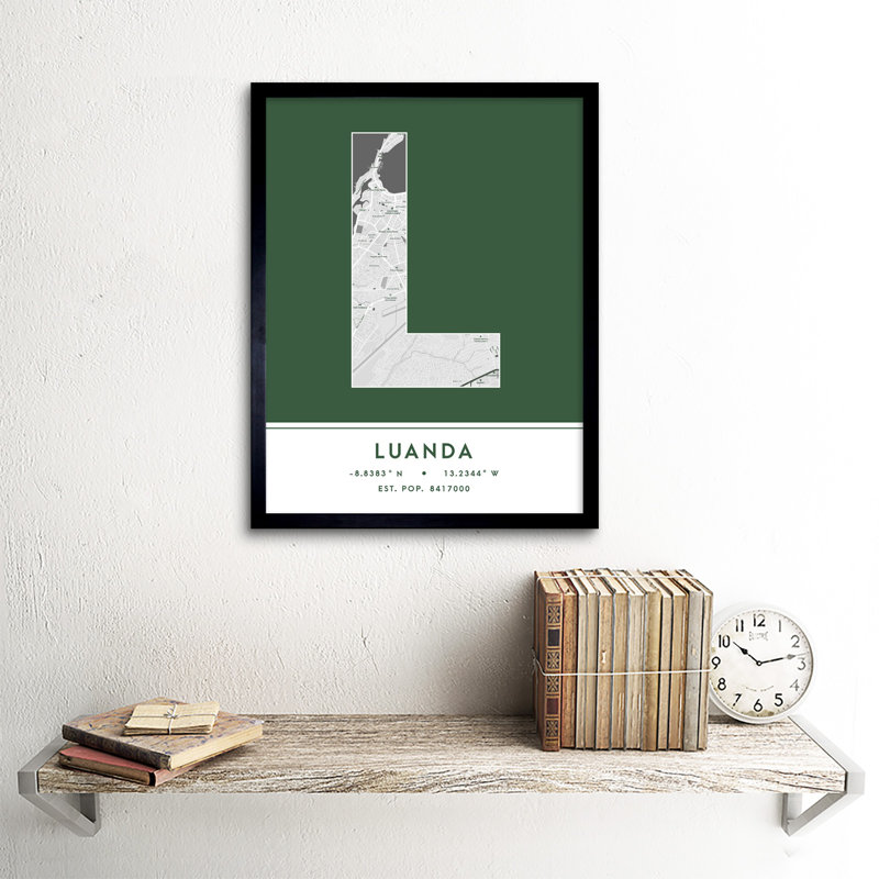 Madurai India City Map - Single Picture Frame Typography