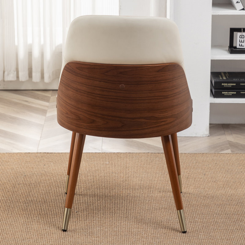 Chaise parsons rembourrée, Orange