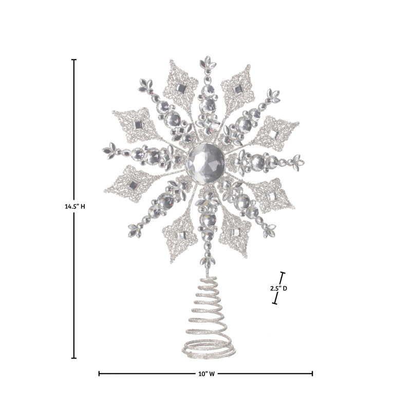 Décoration pour sommet de sapin 14,5 po