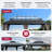 SUNJOY Kingston 20x12 Gazebo, Steel & PC Roof Hardtop Gazebo with Curtain and Netting - Cedar Posts-125375506