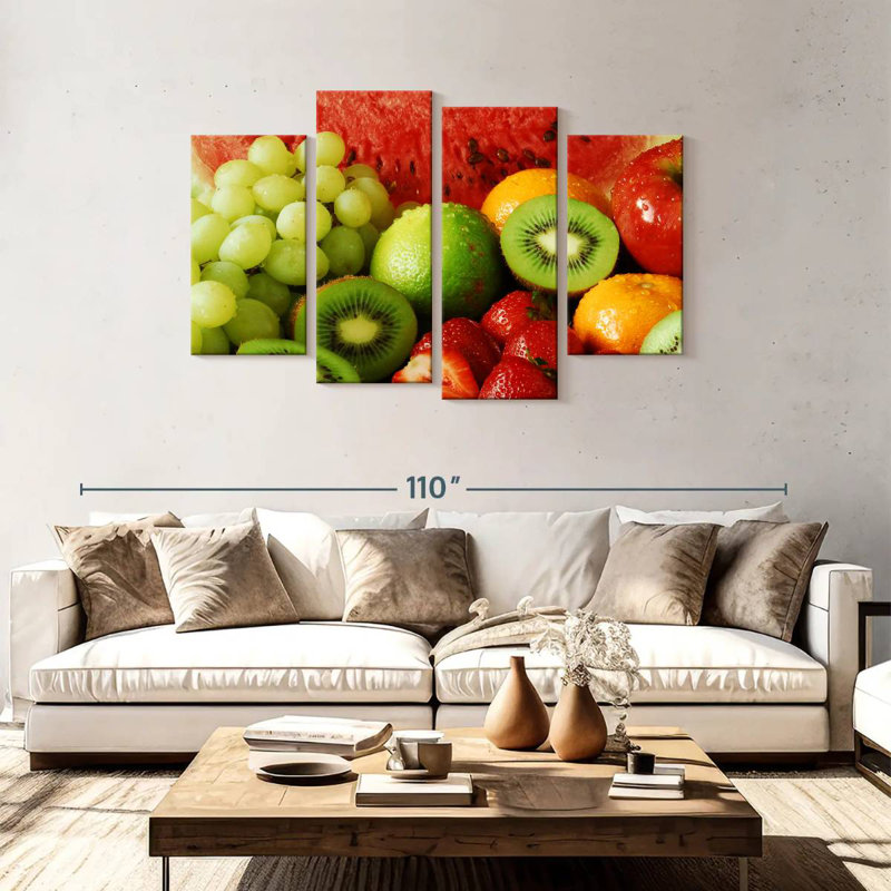 Assortiment de fruits Yarlin, H 48 po x l 75 po