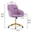 Chaise de bureau réglable, fauteuil, chaise pivotante avec base en métal-1287190379-1287190381