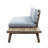 V Shaped 4-Piece Sofa Set-Gray