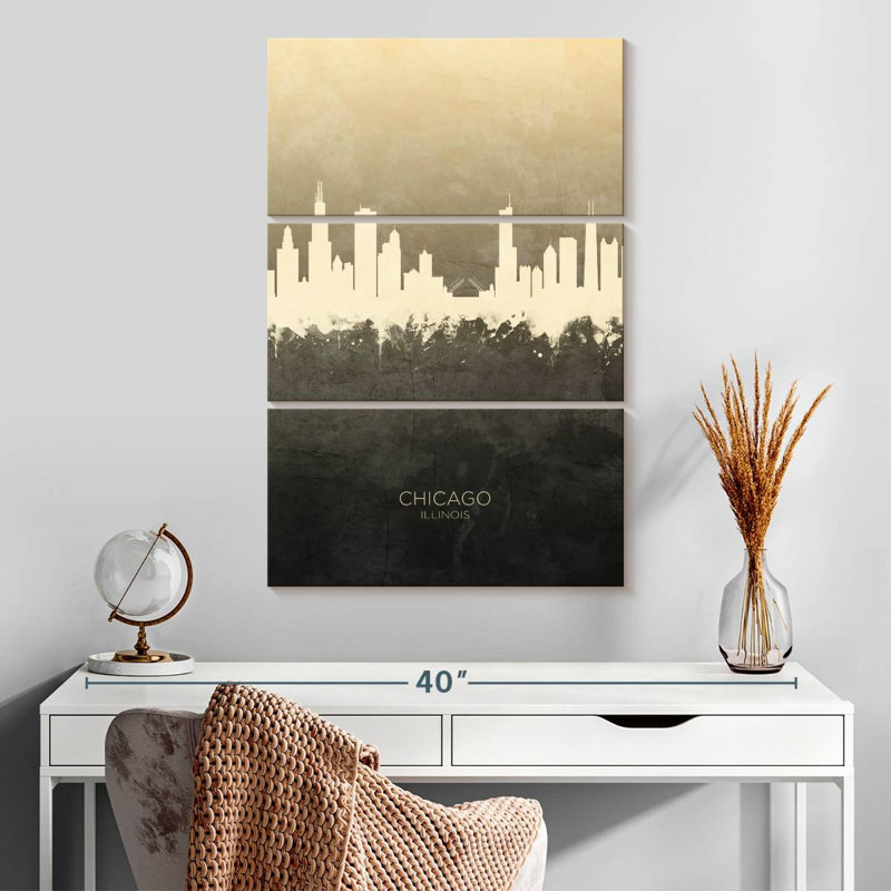 Horizon de Sir Illinois, Chicago, Illinois, H 32 po x l 20 po