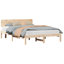 Vidaxl Bed Frame With Headboard Solid Pine Wood-113970905-113970907