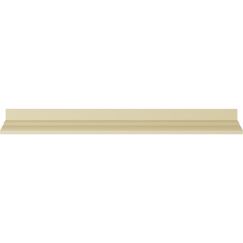 Primed Geometric Urethane Crown Moulding Sample, 12" Length