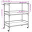 Osakis Metal Bar Cart-971730516