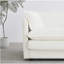 Ensemble de canapés-lits en chenille blanche-216368525