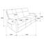Camecia Chenille Upholstered Manual Reclining Sofa Sand-1758352141
