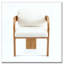 Chaise de salle à manger en bois avec accoudoirs-945225488