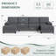 Canapé modulaire en U rembourré 106,3 po-1596230826