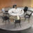 Patsy Round Dining Table with Rotating Tray-1588636606-1588636583