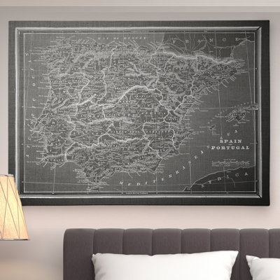 Espagne, croquis, impression sur toile