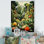 Cactus olive oasis sur toile