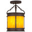 1 - Light Semi Flush Mount