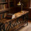 Table basse, canapé industriel, console 2 niveaux-124923133