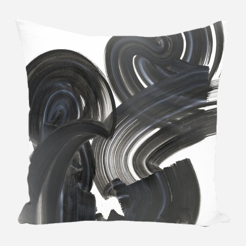 Coussin décoratif en lin, 9 po x 9 po