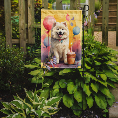 Drapeau de jardin «Happy Birthday»