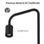 Lampe sur pied industrielle, lampe sur pied 63 pouces-1151407178