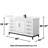 60'' Single Bathroom Vanity with Cultured Marble Top-79721315-79721316-97967096