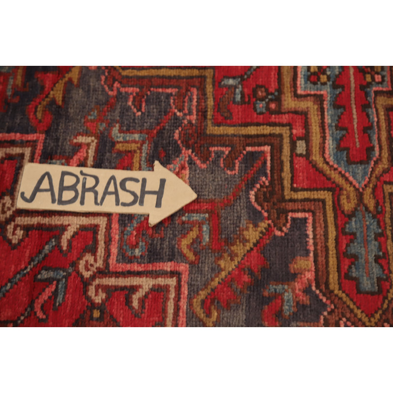 Tapis traditionnel géométrique rétro 8 x 11