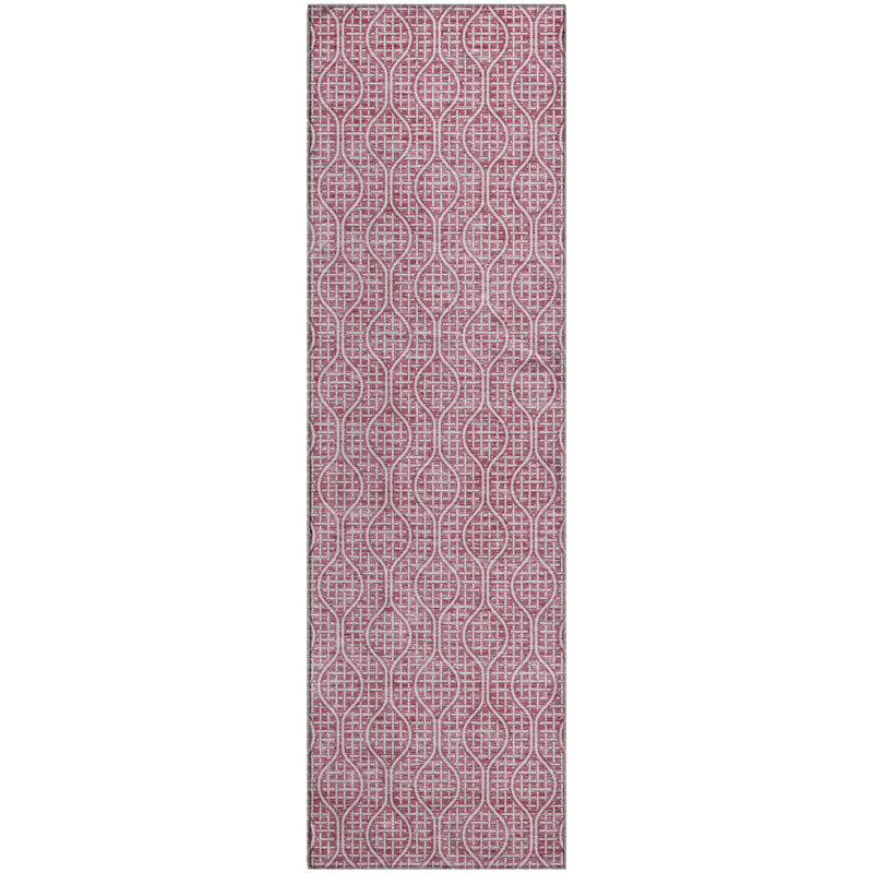 Premium Machine Washable Prisco Blush Rug, Runner 2'3" x 7'6"
