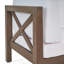 Fauteuil club moderne, artisanat en bois, gris et eau vive - mode Cape Mid-Century, bois, robe