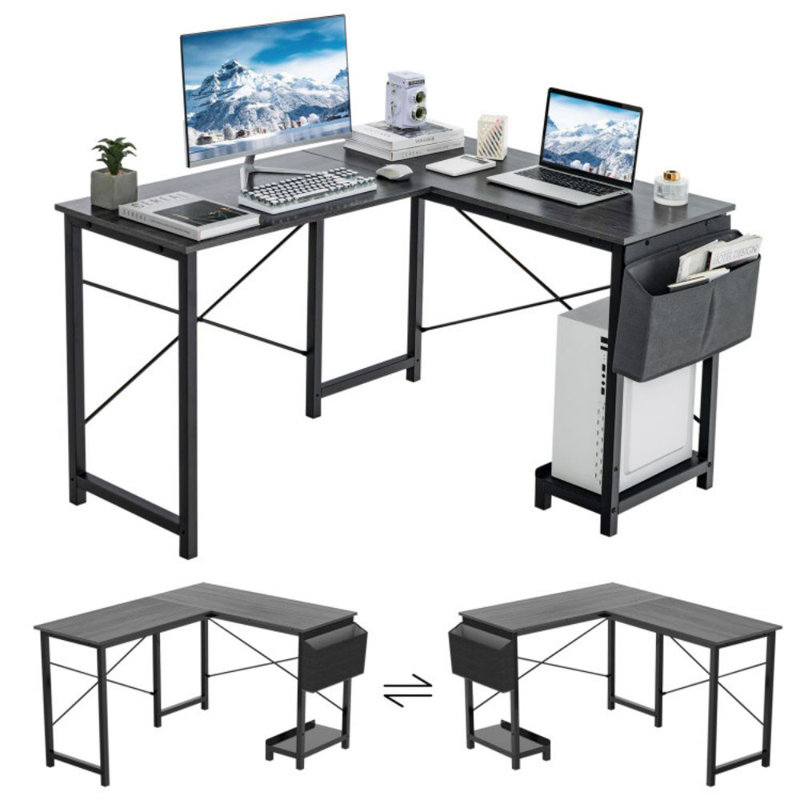 Bureau d'ordinateur en L Pinank