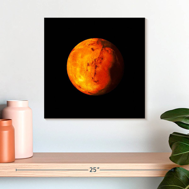 Oberle Mars Planet, 16" H x 16" W