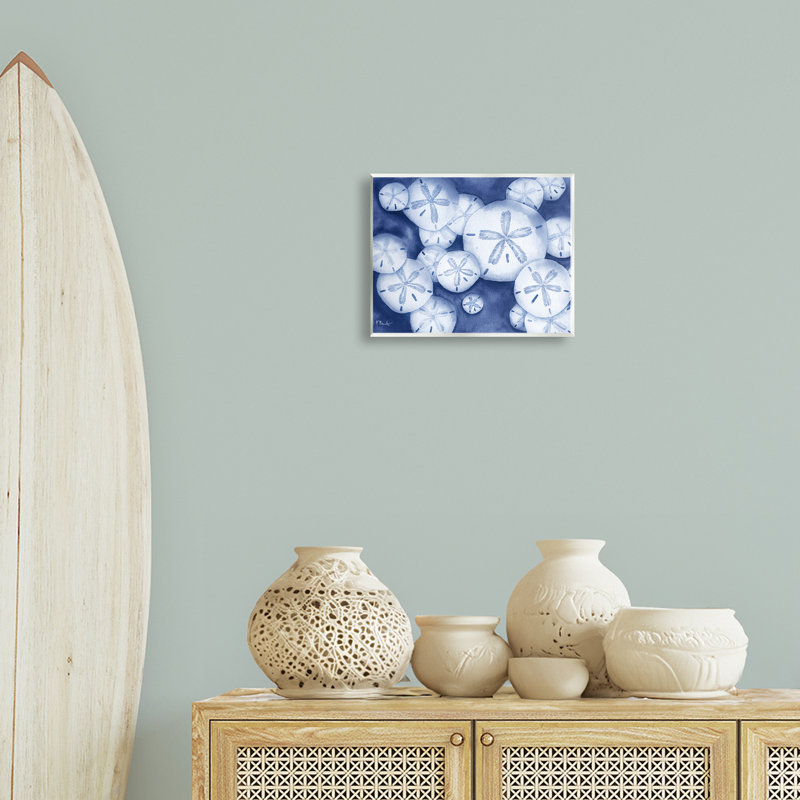 Plaque murale de dollars de sable style aquarelle, design par Paul Brent