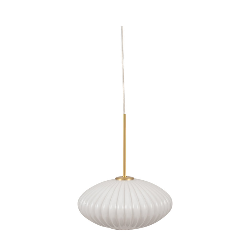 Moya 1 - Light Single Pendant, White/Gold