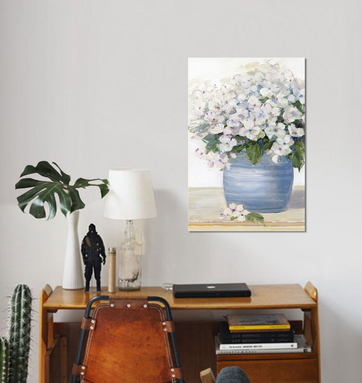 « jolie lavande ii », impression sur toile, H 40 po x l 26 po x P 1,5 po, Pas de tapis, Toile tendue
