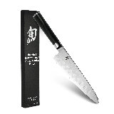 Shun Classic 7" Hollow Ground Asian Cook’s Knife, Handcrafted Japanese Kitchen Knife, VG-MAX Core Damascus Stainless Steel Cladding, Pakkawood Handle, Gyuto-Style Tool for Professional and Home Chefs
