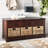 Adayla Solid Wood Drawers Storage Bench-1504792789