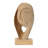 Hand Carved Teakwood Face Sculpture