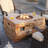 Dangelo Rectangle Stone Propane Smokeless Fire Pit Table with Hidden Fuel Tank-83571200