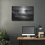 «Spring Sunset Lookout Point BW» par Rick Berk, art mural en métal