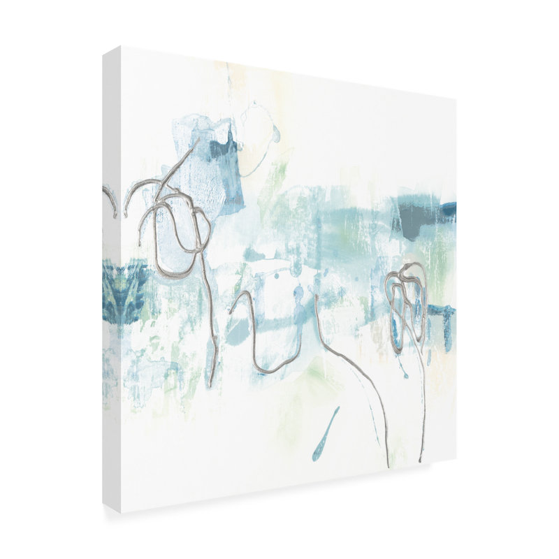 "Scribe arctique II" sur toile, H 24 po x l 24 po