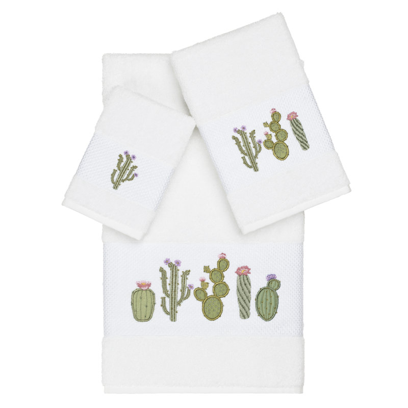Ensemble de serviettes 3 pièces Mila, Blanc