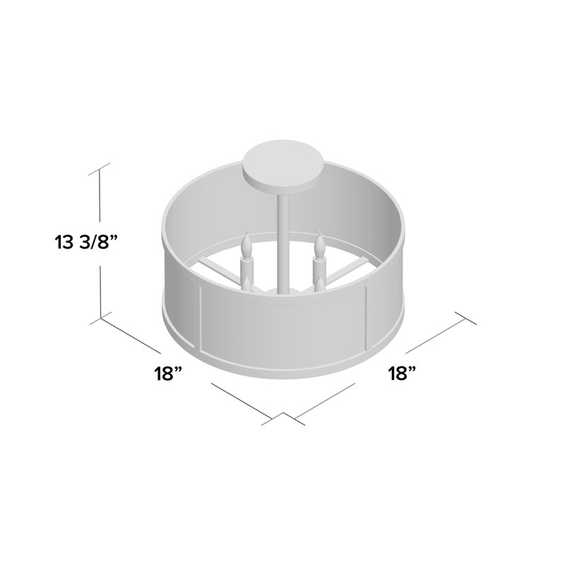 Elmer Semi Flush Mount