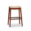 Tabouret 30 ", siège en cuir-1297716191-1297716188