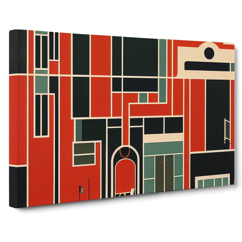 Deco Architecture Vol.1 - Wrapped Canvas