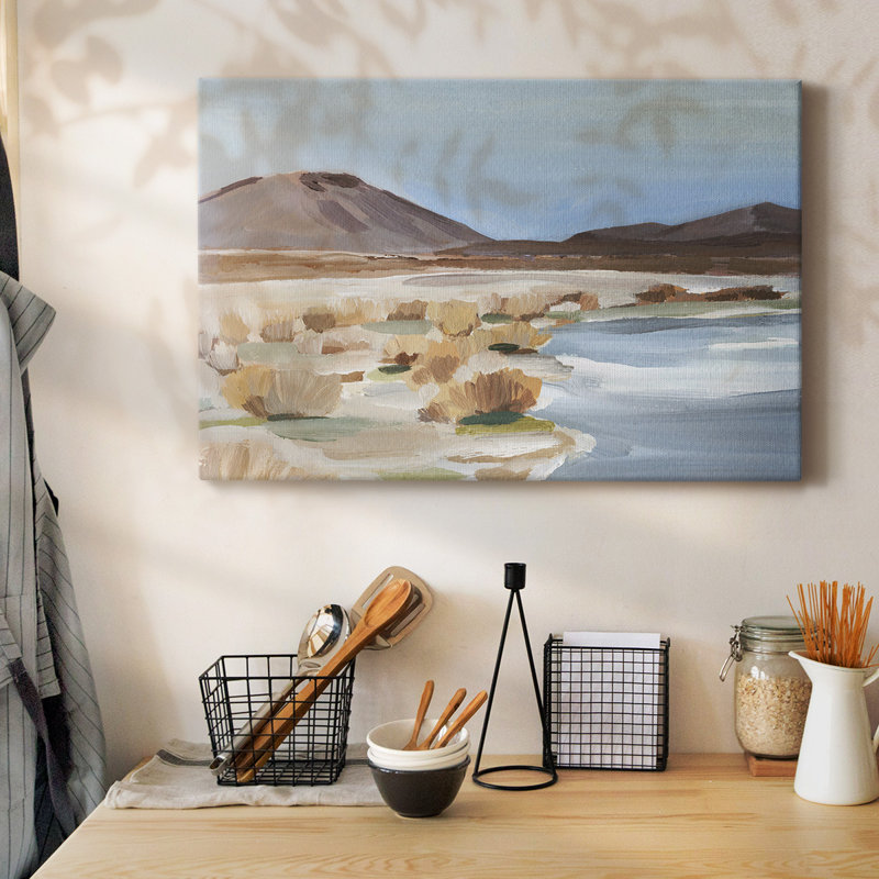 Desert Oasis Study II-Gallery Wrapped Canvas, 24" H x 36" W